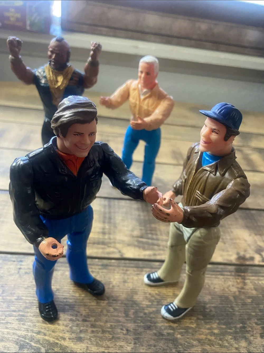 Vintage 1983 A-Team Action Figure Lot